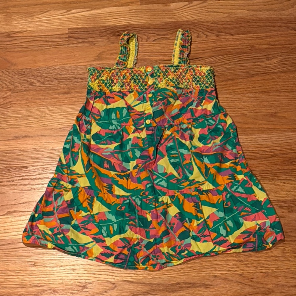 Cat & Jack Multicolor Tropical Print Dress- size 8